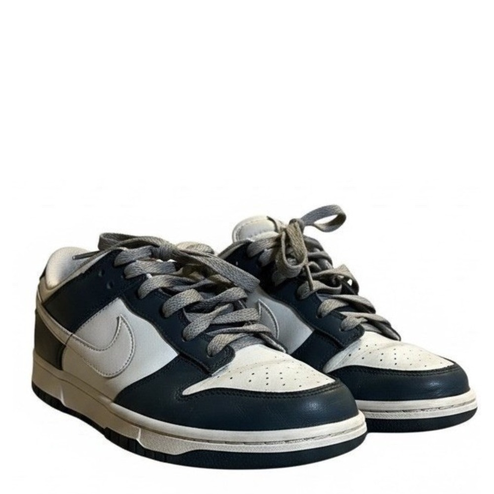 Nike Dunk Low Premium Split "Deep Jungle/White /Silver Kid Size 3Y FB9108-300